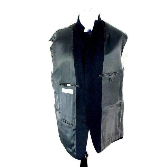 Joseph Abboud Wool 2 Button Blazer 46R Gray Slim Fit 48R‎ - Picture 9 of 10